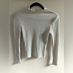 Charlotte Russe Mock Neck Top